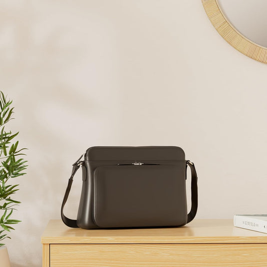 ili New York Genuine Leather Crossbody Bags for Women - Premium RFID Blocking Shoulder Bag Organizer with Adjustable Strap