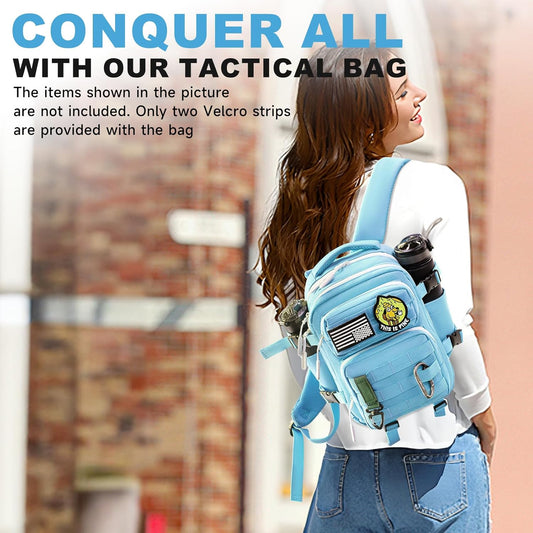 kcross 12L Mini Tactical Backpack for Men and Women, Tactical Backpack Small for Hiking, Small Tactical Bag