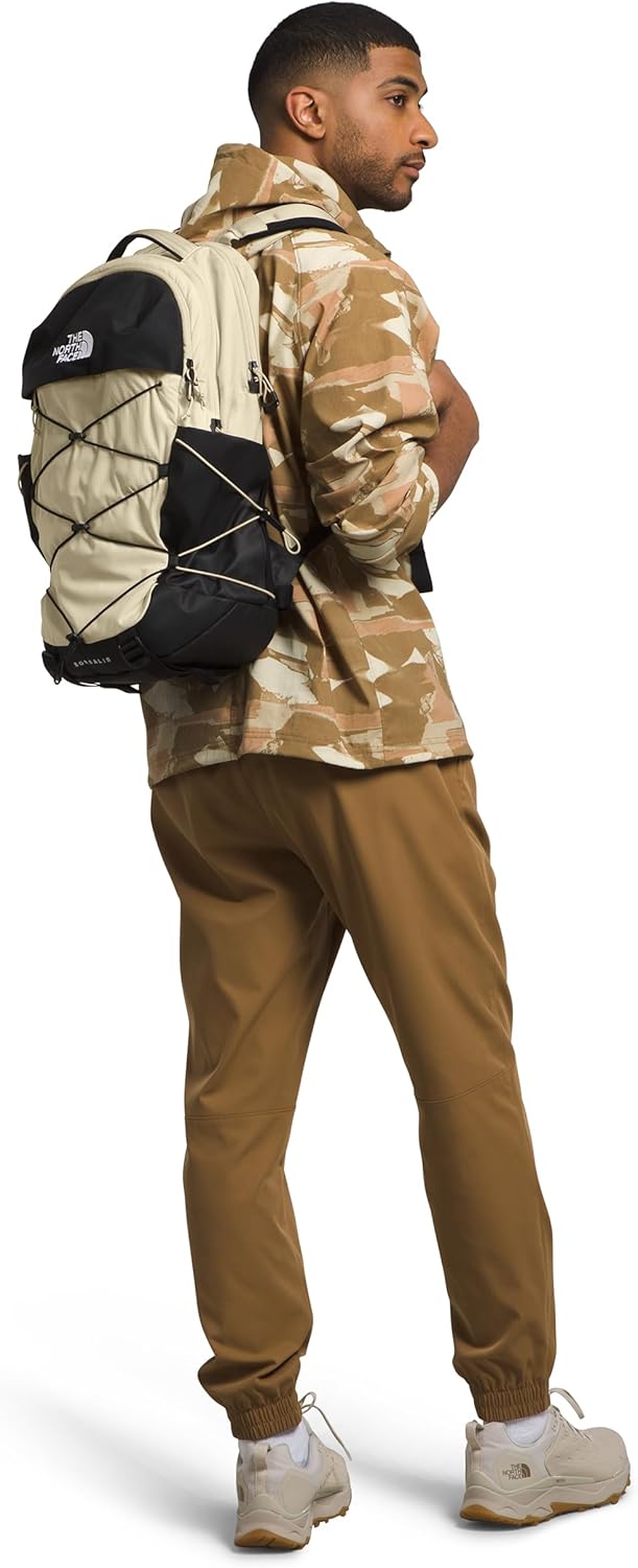 THE NORTH FACE Borealis Commuter Laptop Backpack | Water Repellent Finish, 16" Laptop Sleeve, Large Main Compartment for Everyday Carry, Gravel/TNF Black-NPF, One Size