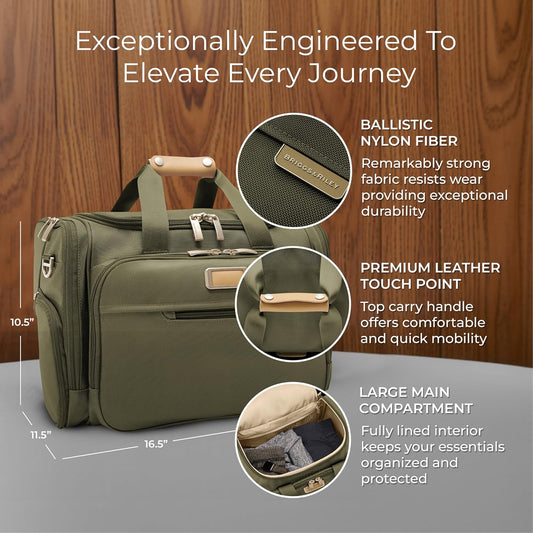 Briggs & Riley Travel Duffel Bag - Weekender & Overnight Luggage for Women & Men, Softside Bag