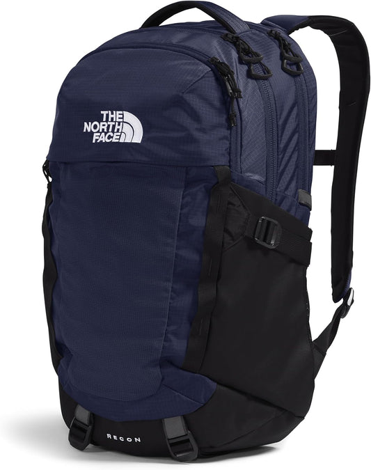 THE NORTH FACE Recon Everyday Laptop Backpack | Daypack with Water Repellent Finish, 16" Laptop Sleeve, 2 Water Bottle Pockets, TNF Navy/TNF Black-NPF, One Size