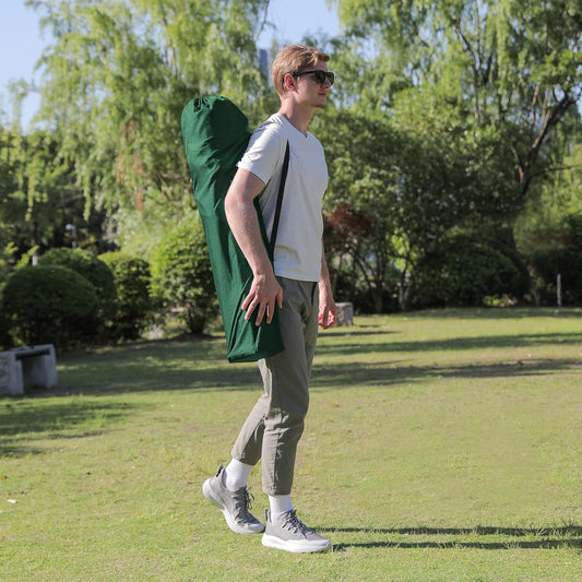 Oversized Folding Camping Chairs - 450 LBS Support Heavy Duty Camp Chair with Padded Cushion, Portable Outside Chairs with Carry Bag,Cooler, Cup Holder for Outdoor, Lawn, Sports - Green