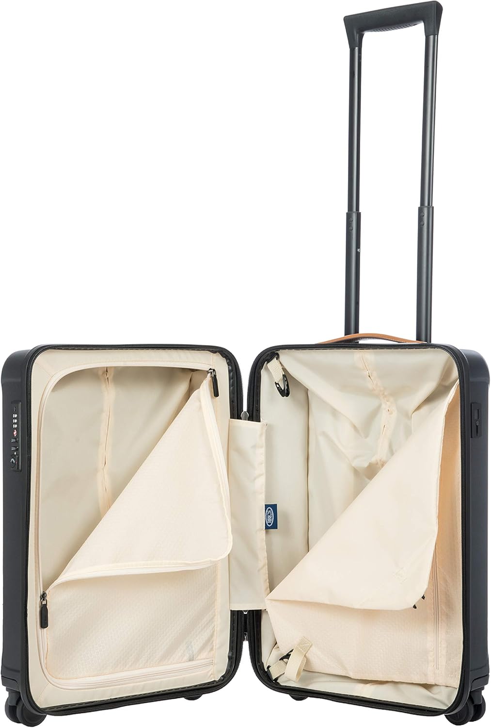 Bric's Capri 2.0 21-Inch Spinner - Luxury Carry On Luggage With Spinner Wheels - Lightweight Suitcases with Wheels Made From Durable Polycarbonate - Matte Black