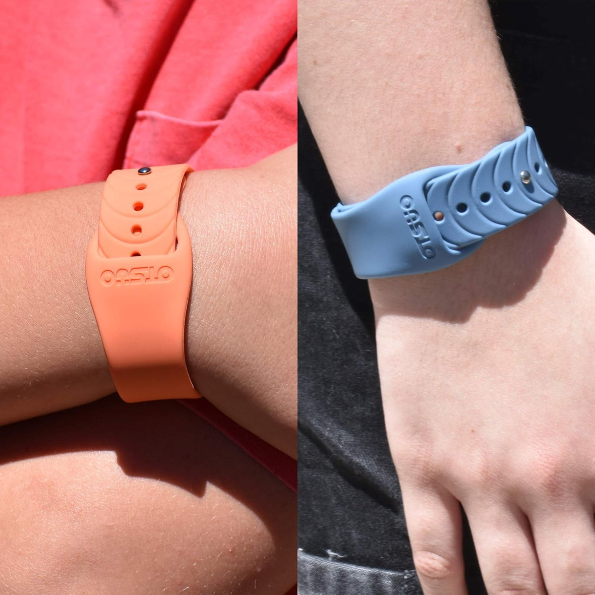 Nausea Relief Wristband for Motion and Sea Sickness | Anti-Nausea Acupressure Bands for Morning Sickness | Sea Bands for Motion Sickness Relief. (Tangerine)