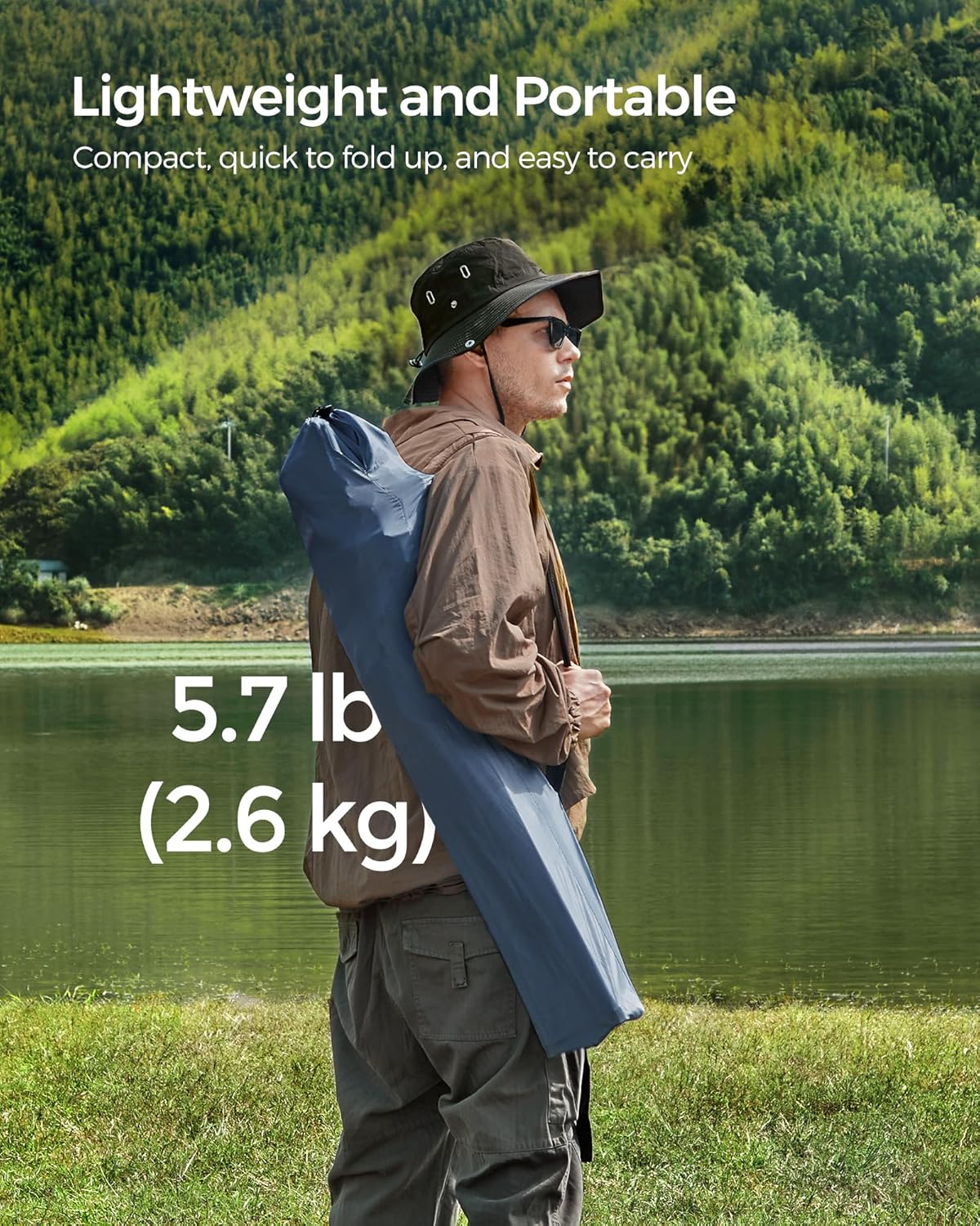 SONGMICS 2 Pack Folding Camping Chairs, Load 330 lb, Cup Holder and High Backrest, Heavy-Duty Structure, for Lawn, Garden, Fishing, Terrace