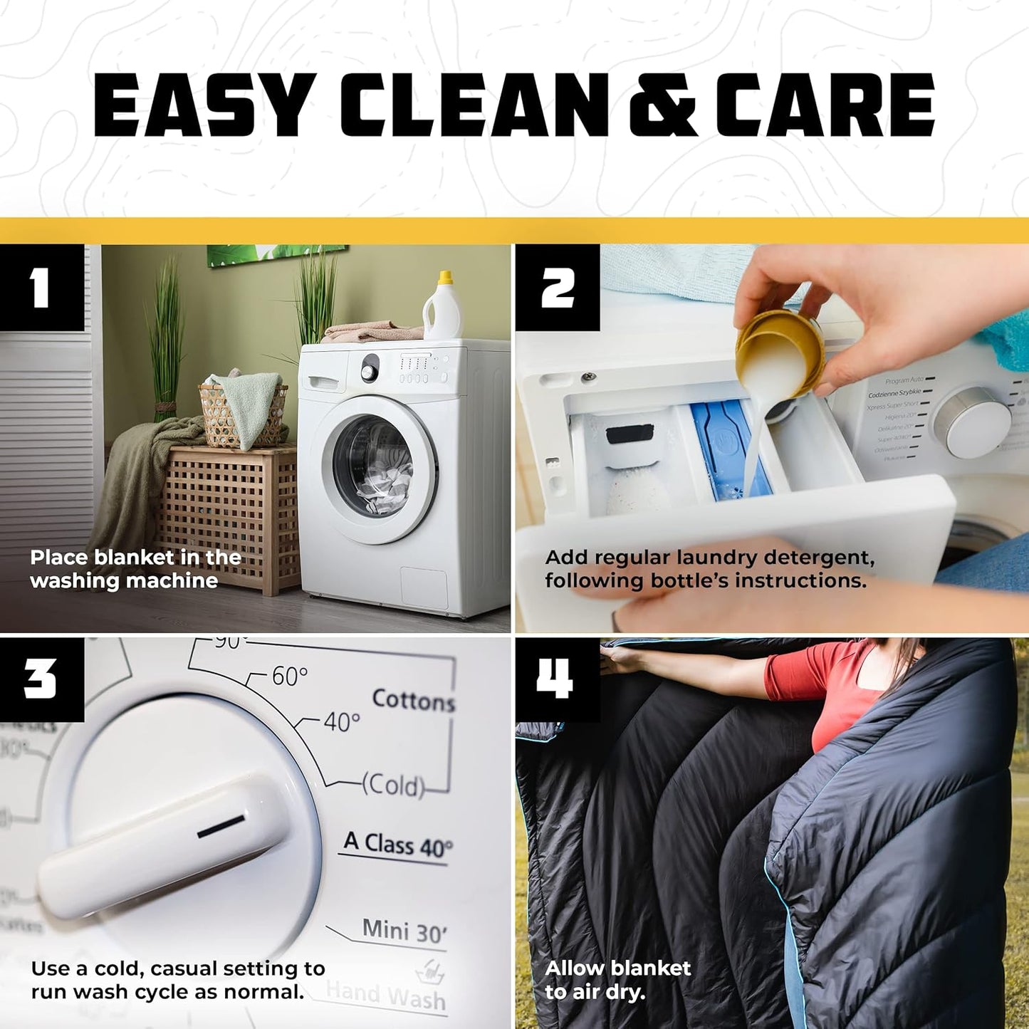 Wise Owl Outfitters Outdoor Camping Blanket – Lightweight Packable Puffy Quilt for Backpacking, Hiking & Travel – Warm Water Resistant Blanket for Cold Weather Camping