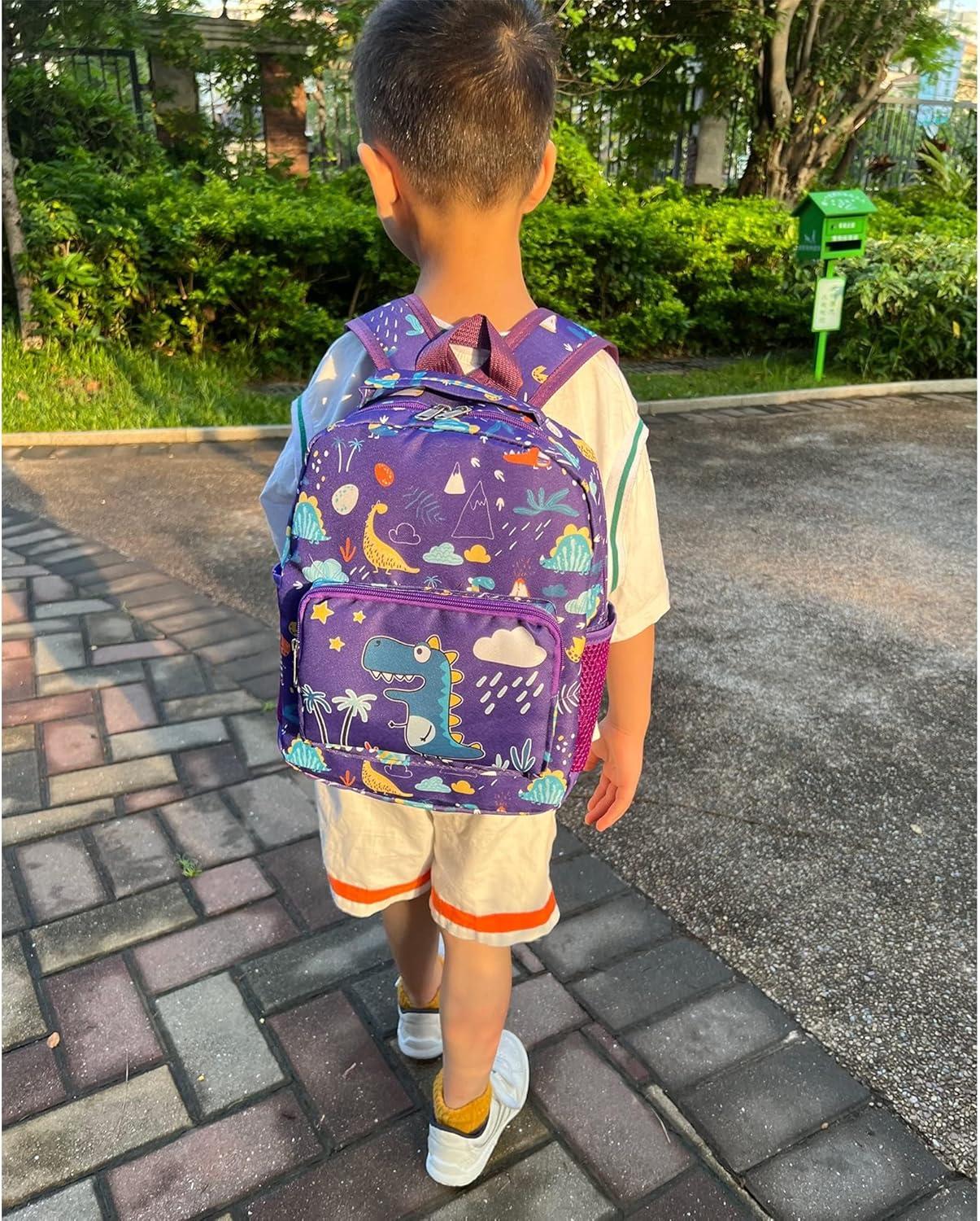 POWOFUN13 inch Kids Toddler Preschool Travel Backpack Cute Cartoon Backpack For Girls Boys Baby