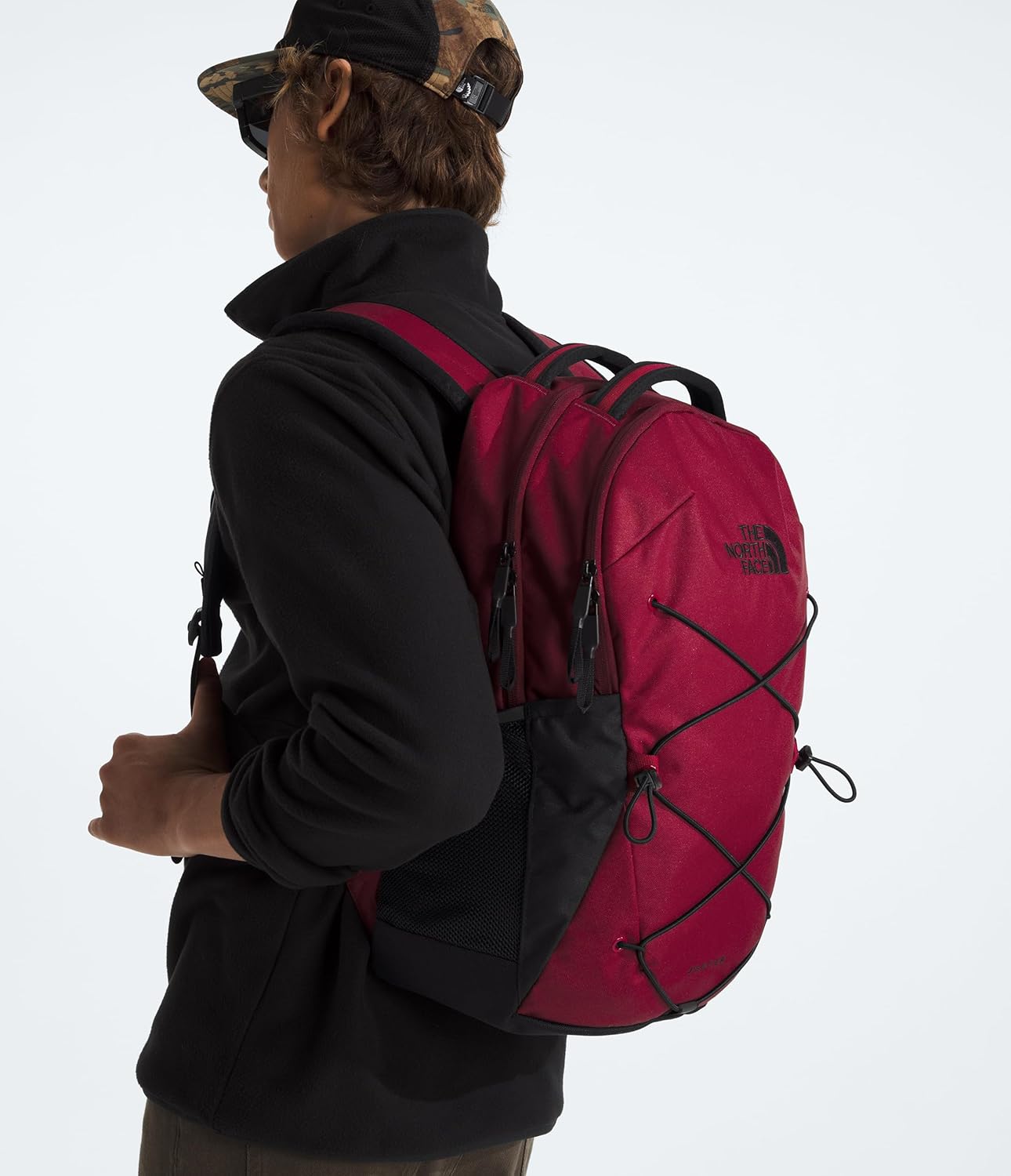 THE NORTH FACE Jester Everyday Laptop Backpack, Beetroot/TNF Black, One Size