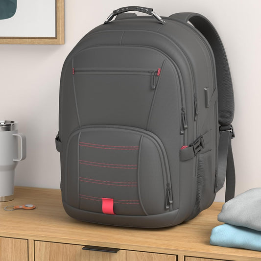 50L Travel Backpack, Extra Large Backpack, Laptop Backpack for Men, big Backpack, Water Resistant TSA Approved Business Work College School Computer Bag with USB Port, Fits 17 Inch Laptops