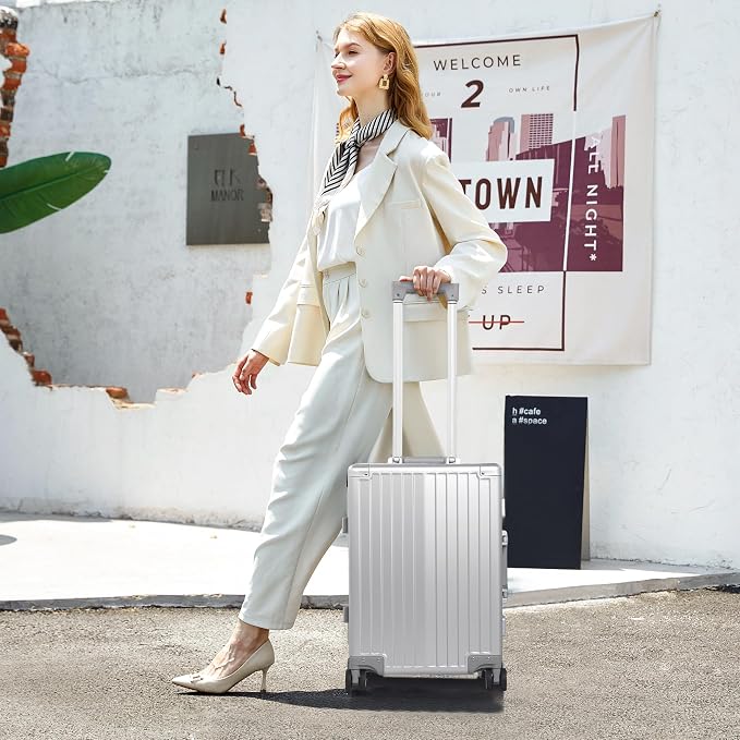 All Aluminum Carry On Luggage 22x14x9 Airline Approved,Hard Shell Carry On - Image 9