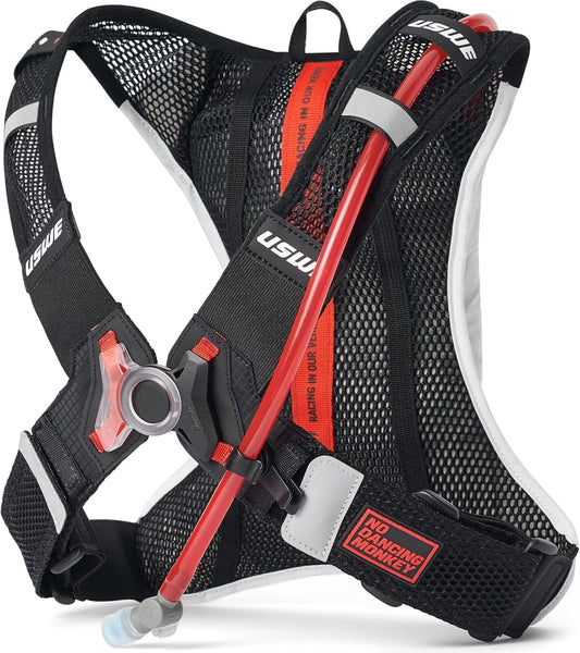 USWE Race 2.0, Ultra Lightweight Hydration Backpack with 2.0L / 70oz Water Bladder, Leak Proof Pack for Gravel, MTB, Running, Hiking, Cycling, Camping, Biking for Men,Women