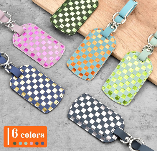 Luggage Tags for Suitcases Travel Accessories: Leather Luggage Tag 3 Pack TSA Approved Airplane Travel Essentials for Women, Bag Tags for Luggage Long Flight Must Haves Travels Gift Airport Essentials