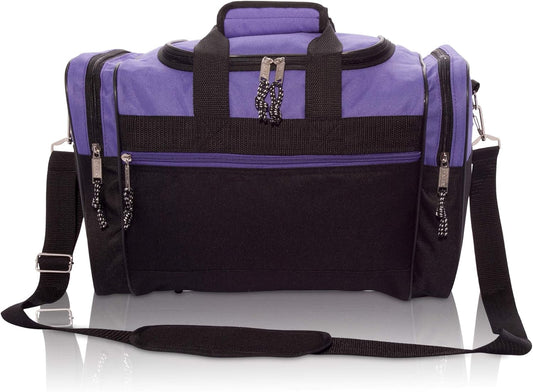 DALIX 17" Blank Duffle Bag Duffel Bag Travel Size Sports Durable Gym Bag