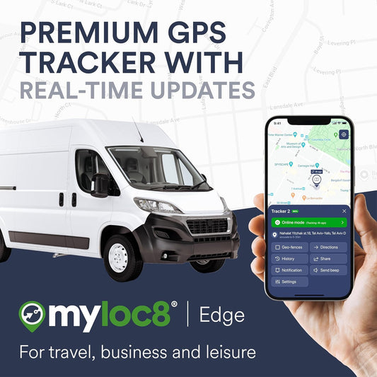 GPS Luggage Tracker for Suitcases TSA Approved, Android & iOS Compatible - Smart Tag with Bag Opening Alert - Real-Time Tracking Device for Travel or Even Car, Trailer, etc. – Long Battery Life