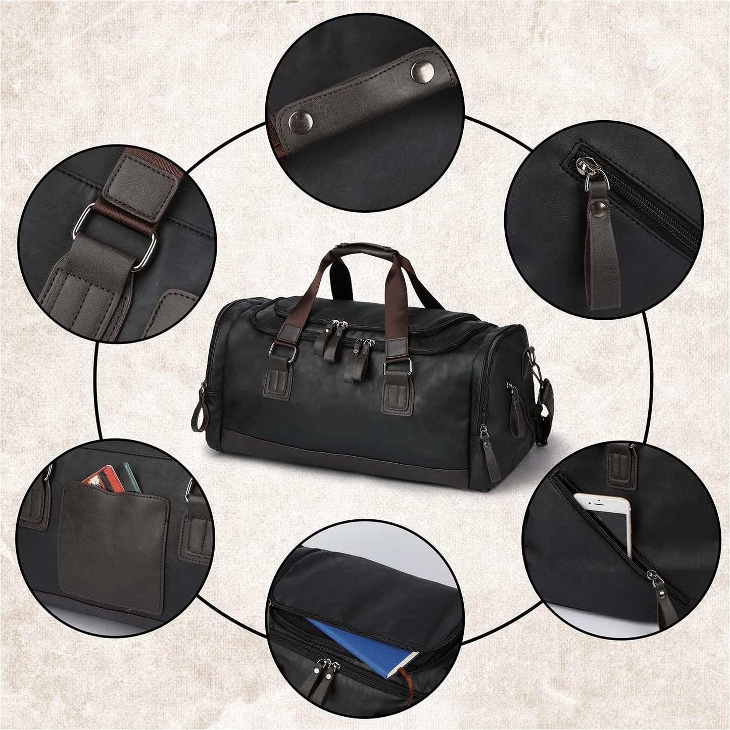 Duffel Bag PU leather