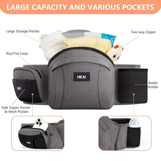 HKAI Baby Hip Carrier, Mom’s Choice Award Winner, Baby Carrier - Image 2