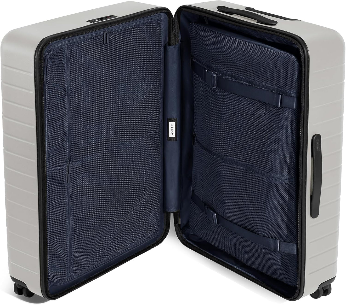 Away Large Checked Luggage, 29 Inch Hardside Suitcase with Spinner Wheels, Lightweight & Durable, TSA Lock, Cloud Gray