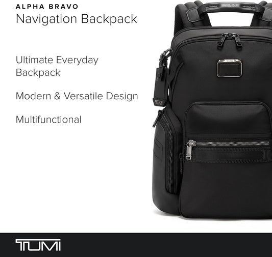 TUMI - Alpha Bravo Navigation Backpack - Everyday Travel Backpack - Fits Up to 15" Laptop - 16.0" X 14.0" X 7.3"