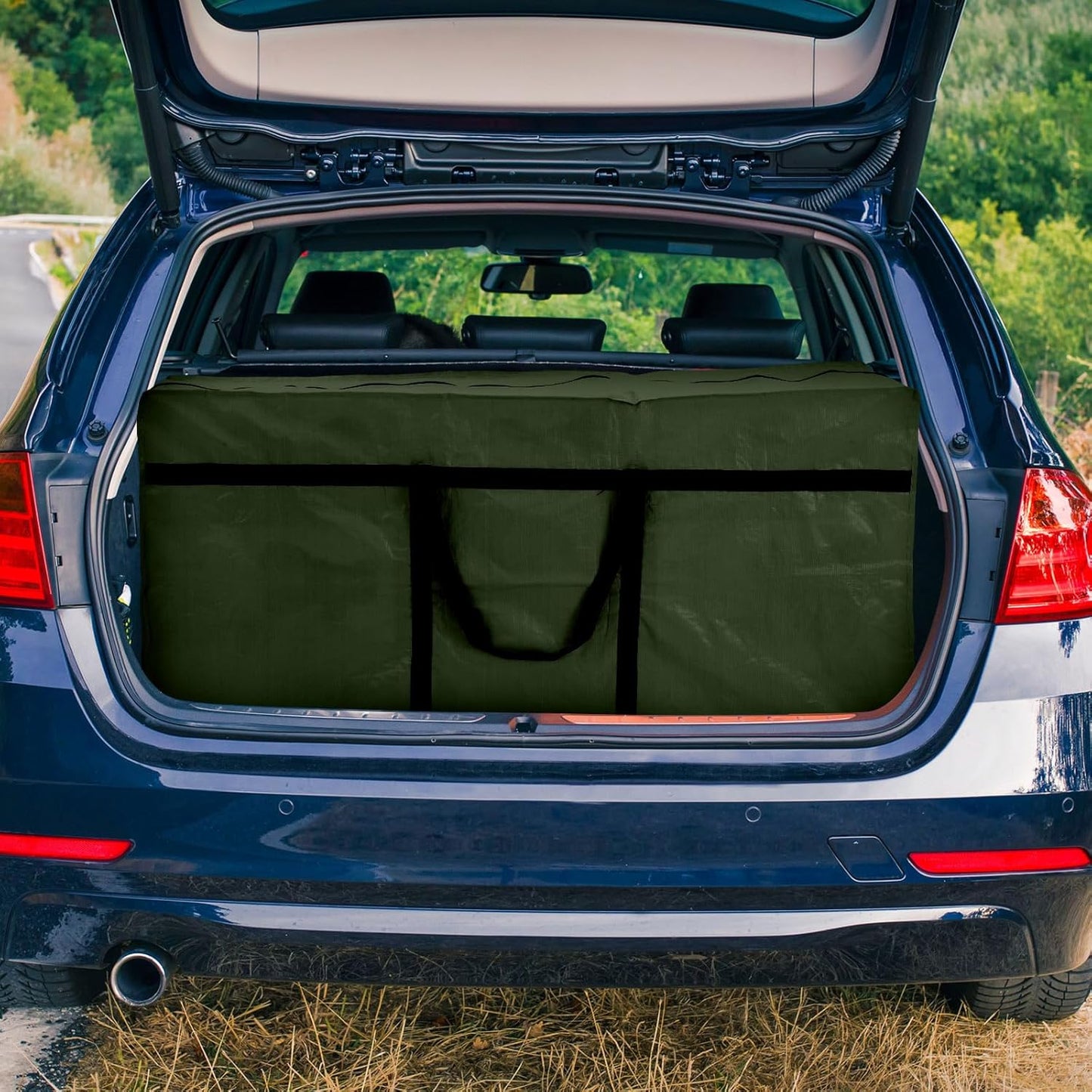 4 Pcs Large Moving Bags with Zipper and Handles Foldable Storage Duffle Bags Heavy Duty Extra Large Totes for College Dorm Travel Clothes Blankets Bedding Moving(96 Gallon,Green)