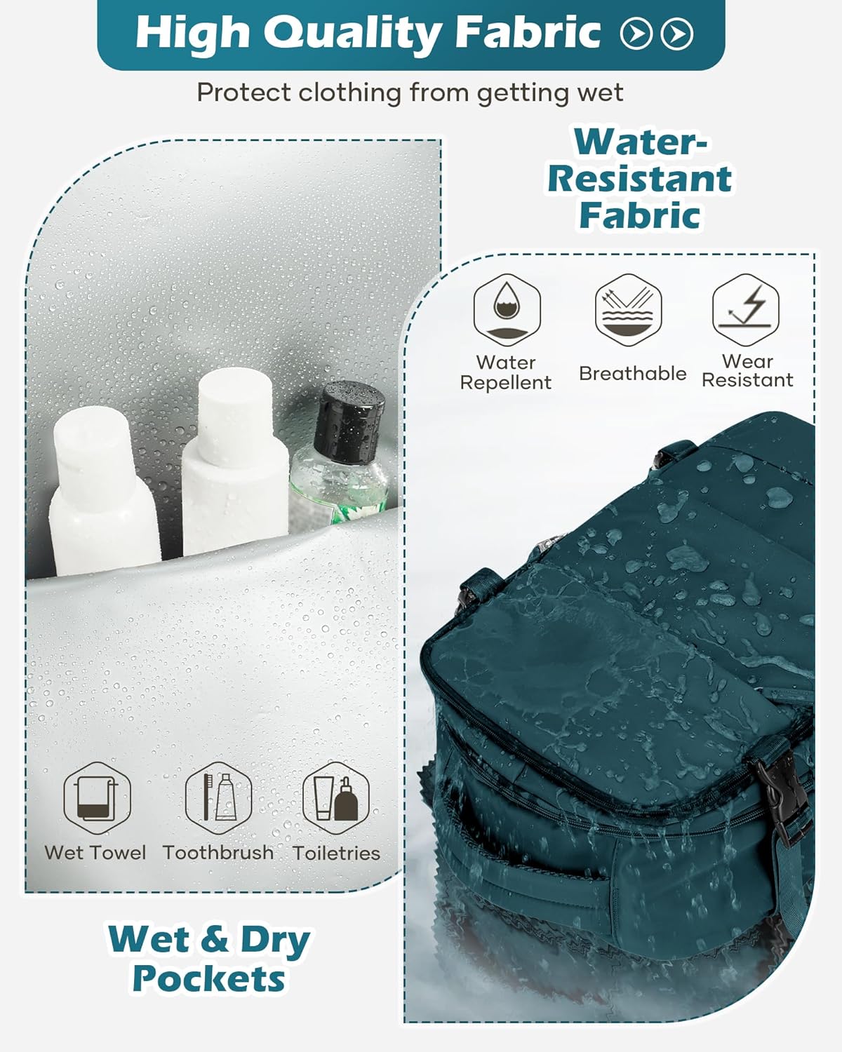 Vacuum Backpack Travel Laptop Backpacks For Women Men Carry On Backpack With Vacuum Compression Bags Seal Packing Personal Item Travel Bag Vacpack Backpacks Without Pump Peacock Blue