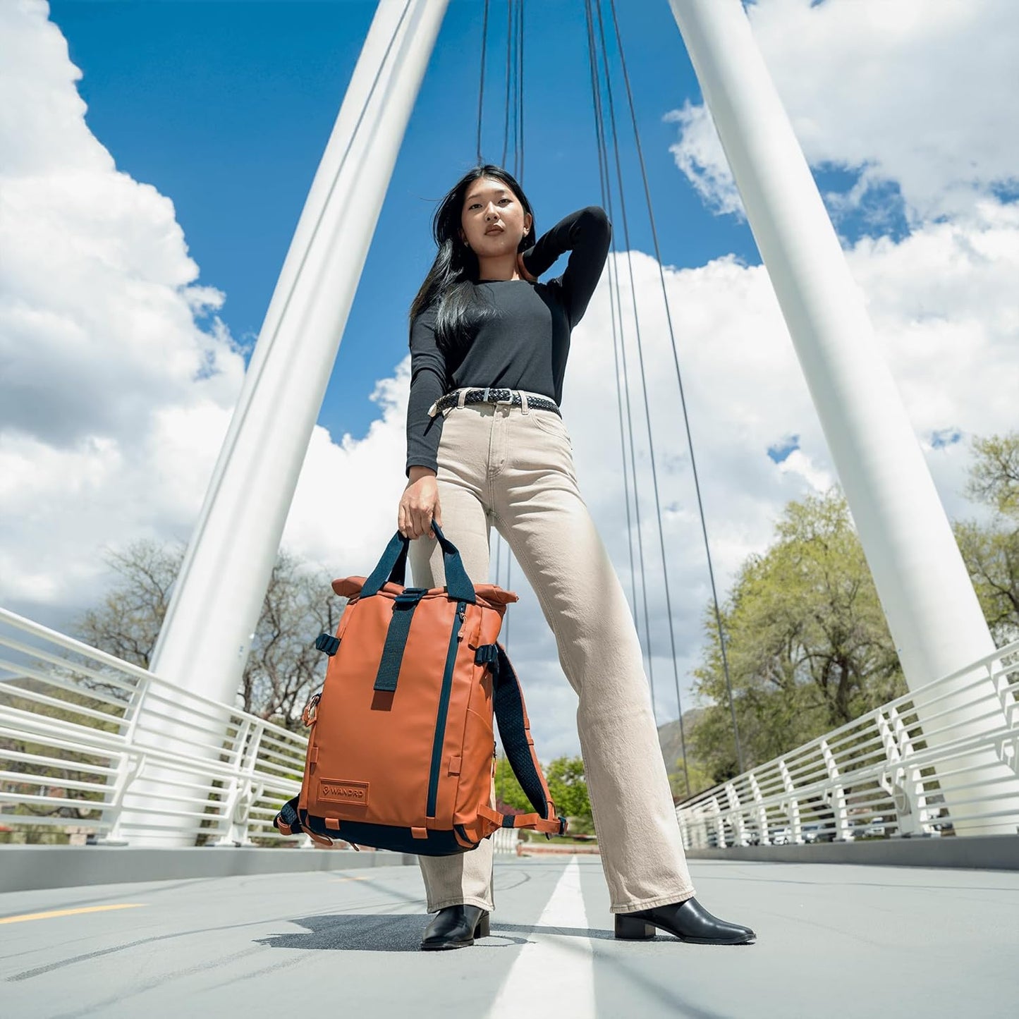 WANDRD All New PRVKE 15L V4 Camera Backpack: Built-In Camera Cube Travel Backpack with Quick Side Access, Rolltop Expansion, Clamshell Opening, Magnetic Tote Handles