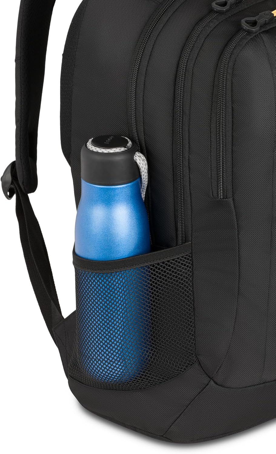 SwissGear Cecil 5505 Laptop Backpack, Black/Gold, 18-Inch