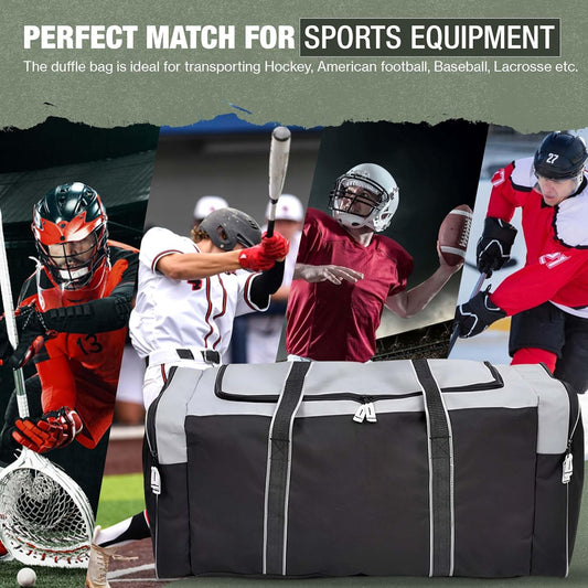 Jetstream Heavy Duty Multi Pocket Durable Sports Gym Equipment Travel Duffel Bag