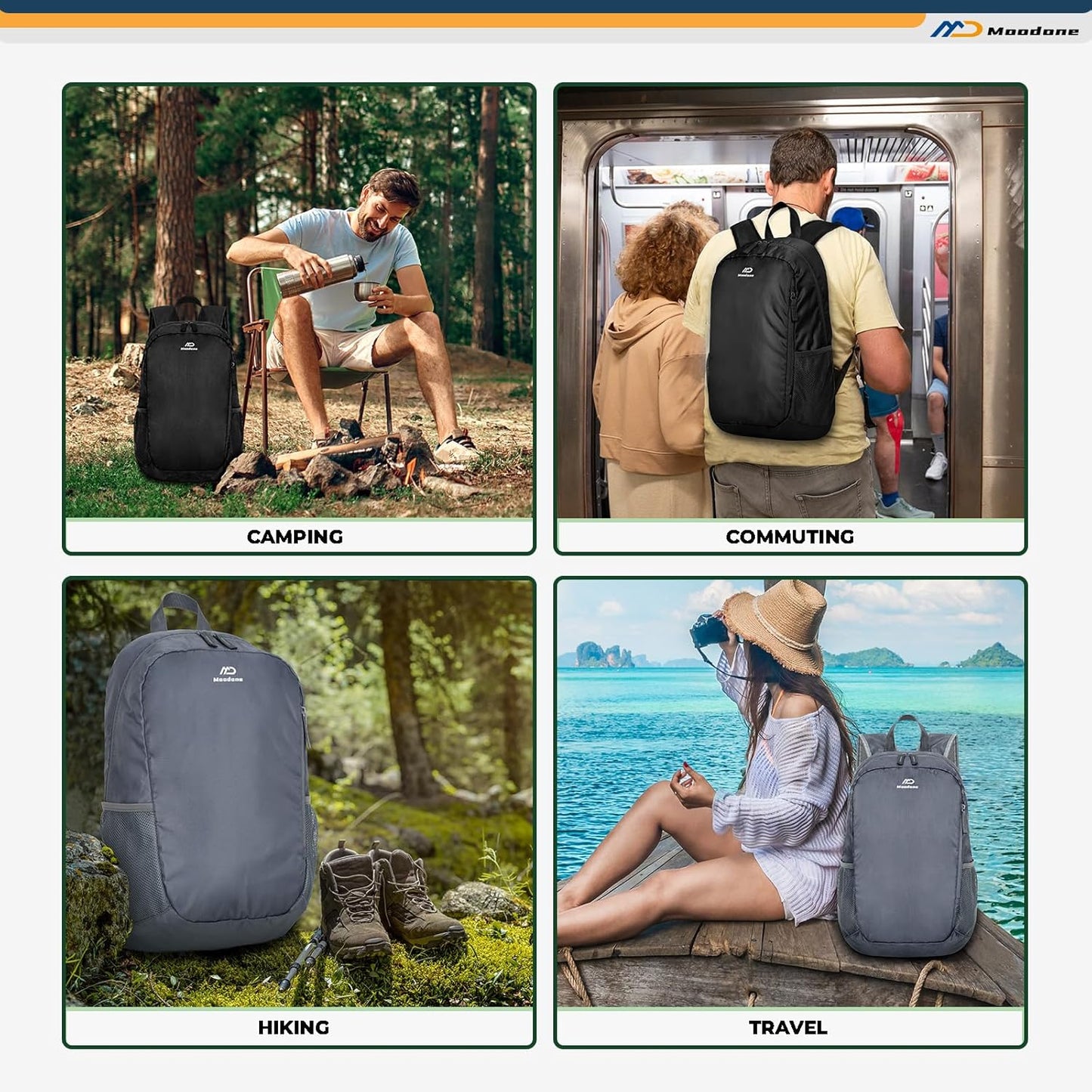 Lightweight Packable Hiking Backpack,30L Back Pack Travel Outdoor Waterproof Foldable Ultralight Camping Vacation Daypack for Woman Man