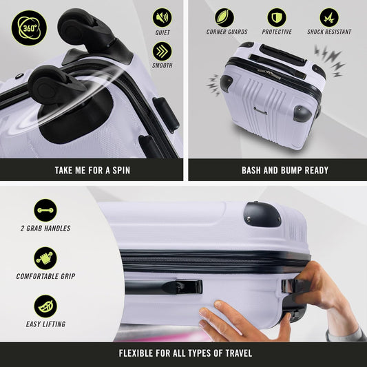 Kenneth Cole REACTION Out of Bounds, Lavender, 2-Piece Set (20" & 28")