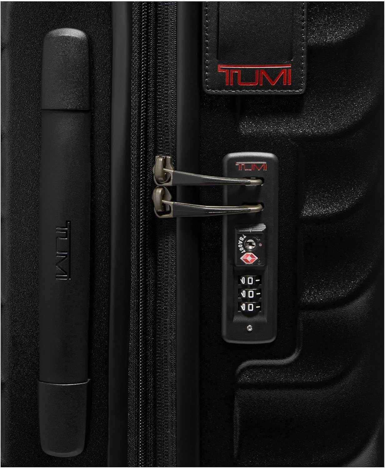 TUMI - 19 Degree Medium Checked Luggage 4 Wheeled Packing Case - Hard Shell Suitcase - 26.0" X 17.5" X 10.0" - Textured Black