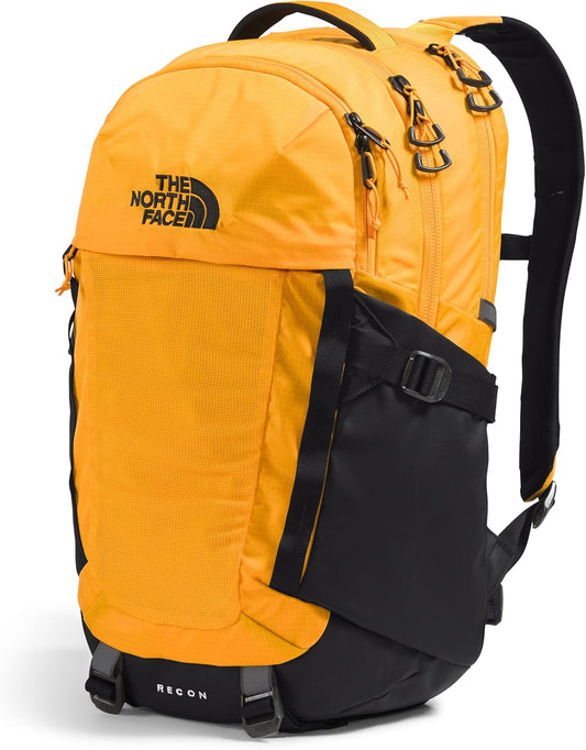 The North Face Recon Everyday Laptop Backpack - PFAS Free, Summit Gold/TNF Black, One Size