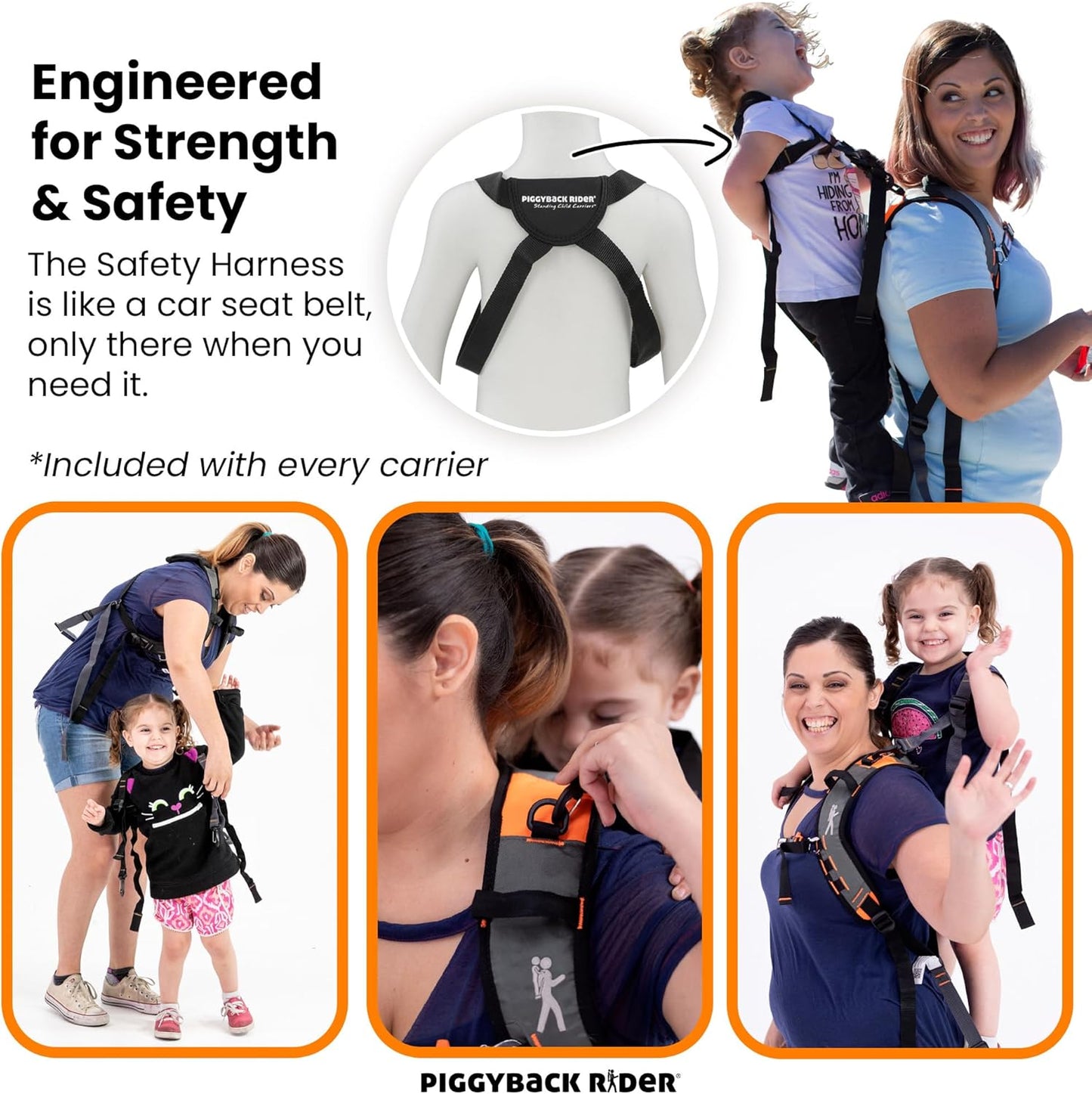 Piggyback SCOUT Toddler Carrier Backpack Deluxe with 6-Piece Accessory Set: Hip Belt, Carry Bag, Side Pocket, Mud Flap, Water Bottle & More - For Ages 2-4 (Under 50 lbs) - Hiking & Travel