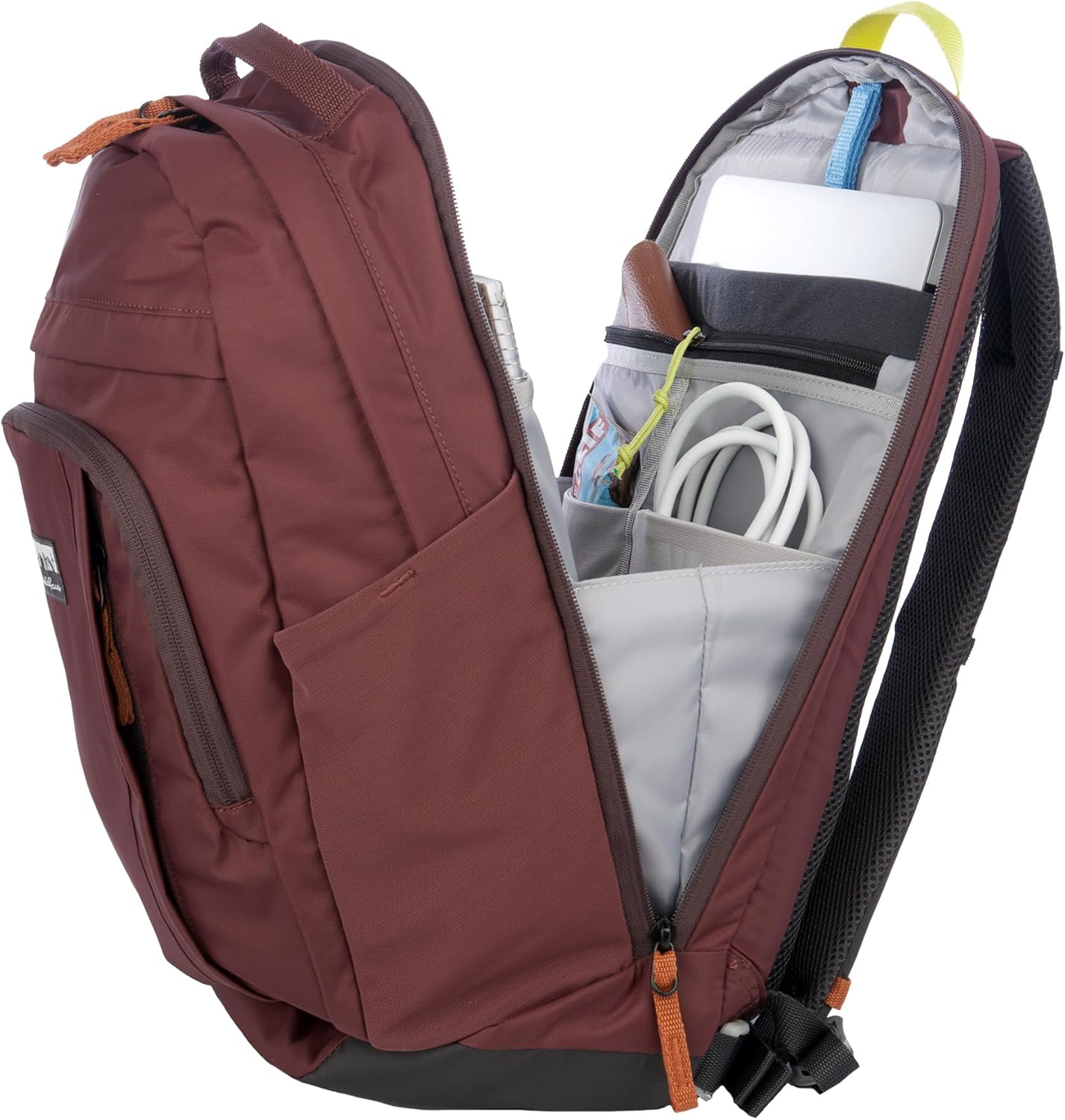 Eddie Bauer 30L Venture Backpack, Hydration and Laptop Compatible Daypack, Redwood