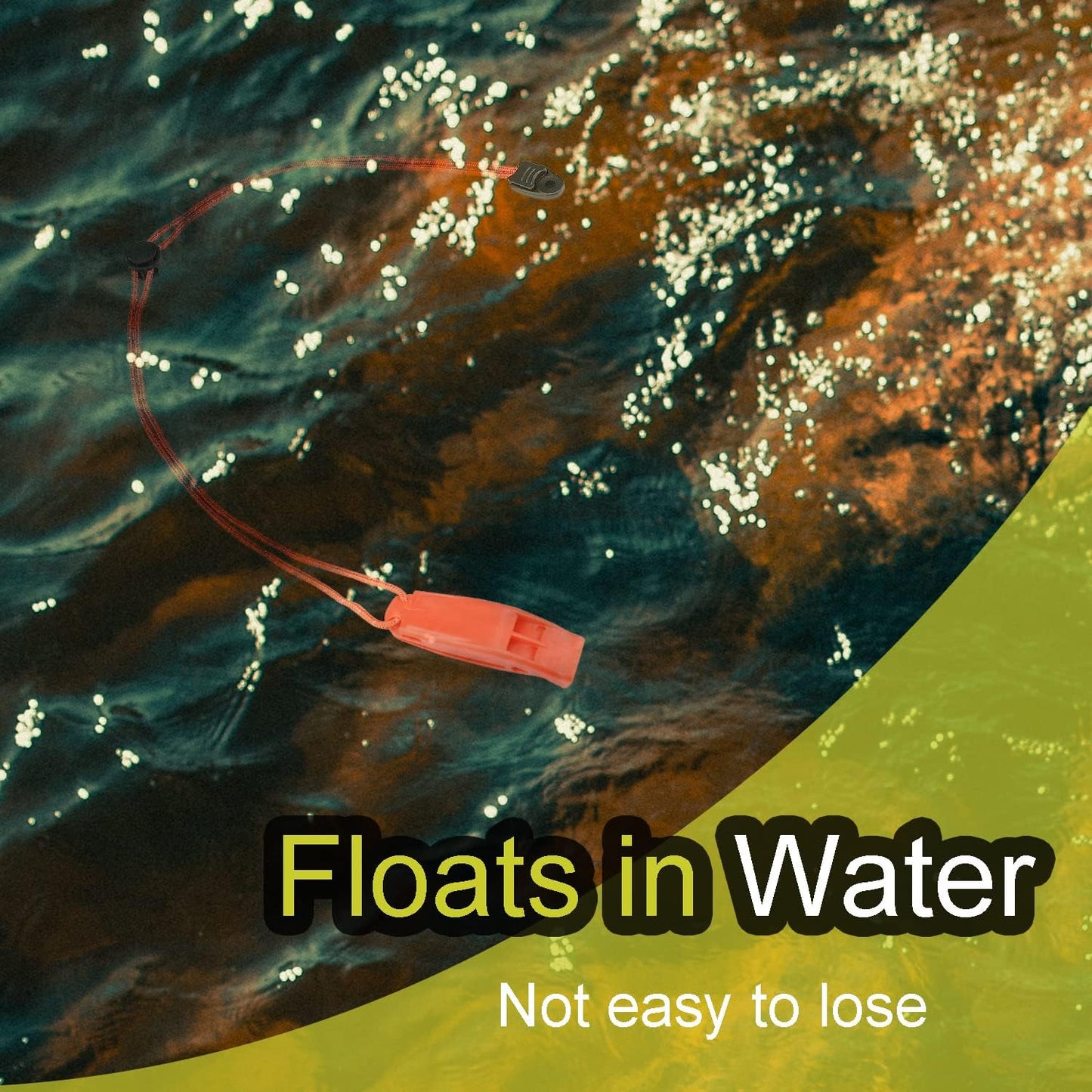 4Pack Emergency Whistles with Adjustable Reflective Lanyard, Shrill Loud Safety Whistle for Outdoor Survival Hiking Camping Hunting Fishing Kayak Life Vest Jacket Boating Rescue Signal (MilitaryGreen)