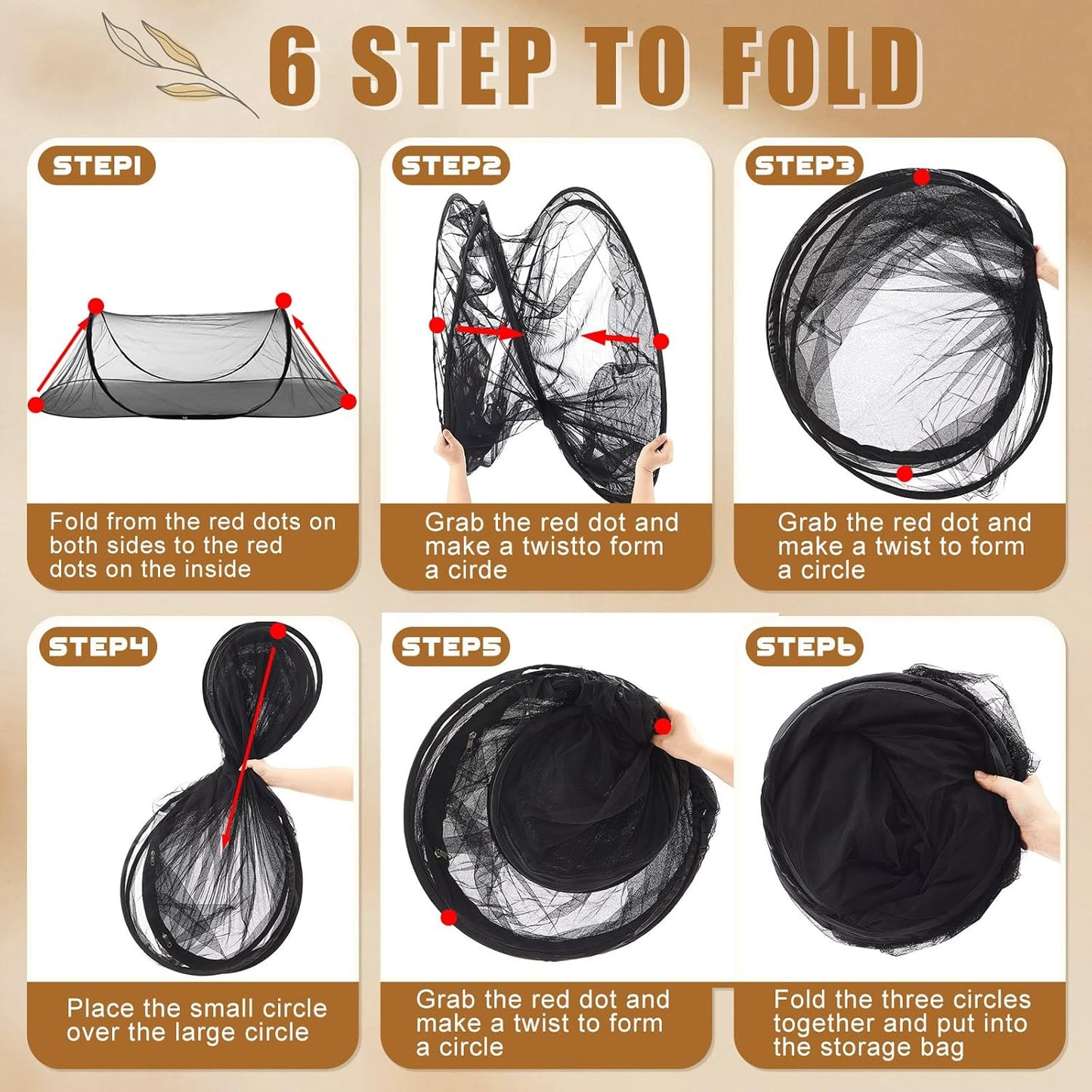 2 Pcs Large Pop up Mosquito Tent Portable Foldable Mosquito Bug Net for Bed Camping Travel Patio Outdoor 78 * 31 * 22 Inch Bug Netting Mesh Tent Canopy for Adults Baby Bedroom, Black