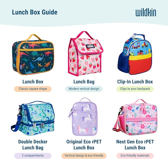 Wildkin Kids Insulated Lunch Box Bag - Image 8