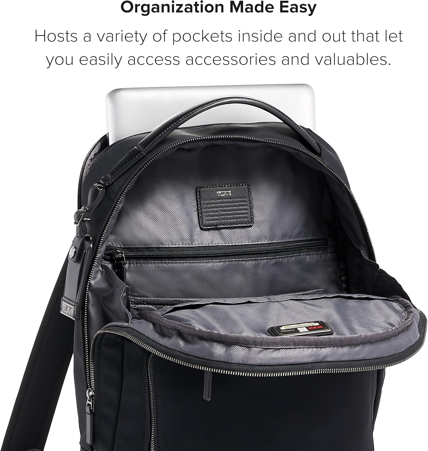 TUMI Harrison Warren Backpack - 15-Inch Laptop Backpack - Stylish Women's & Men's Backpack for Travel & Business - Black