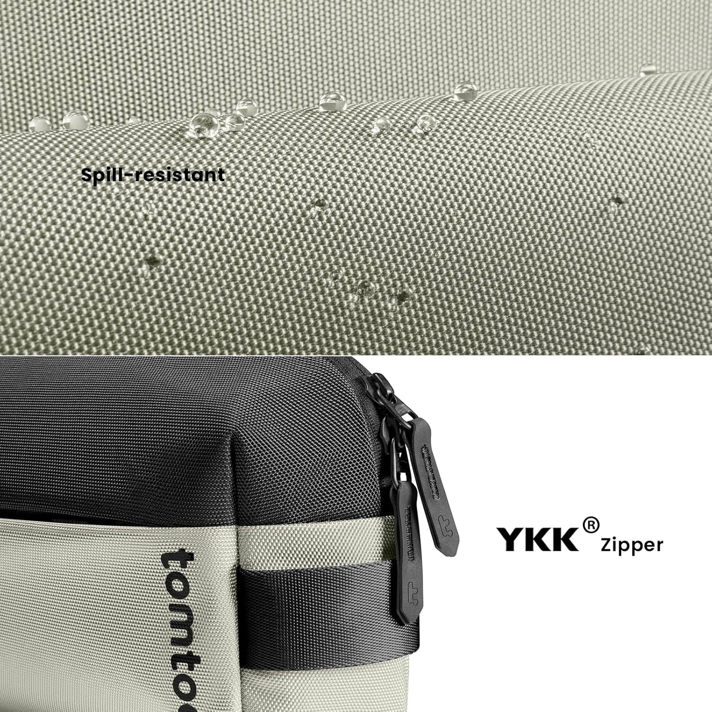 tomtoc Compact EDC Sling Bag, Minimalist Chest Shoulder Backpack Crossbody Bag for Men Women, Lightweight Carry Casual Bag