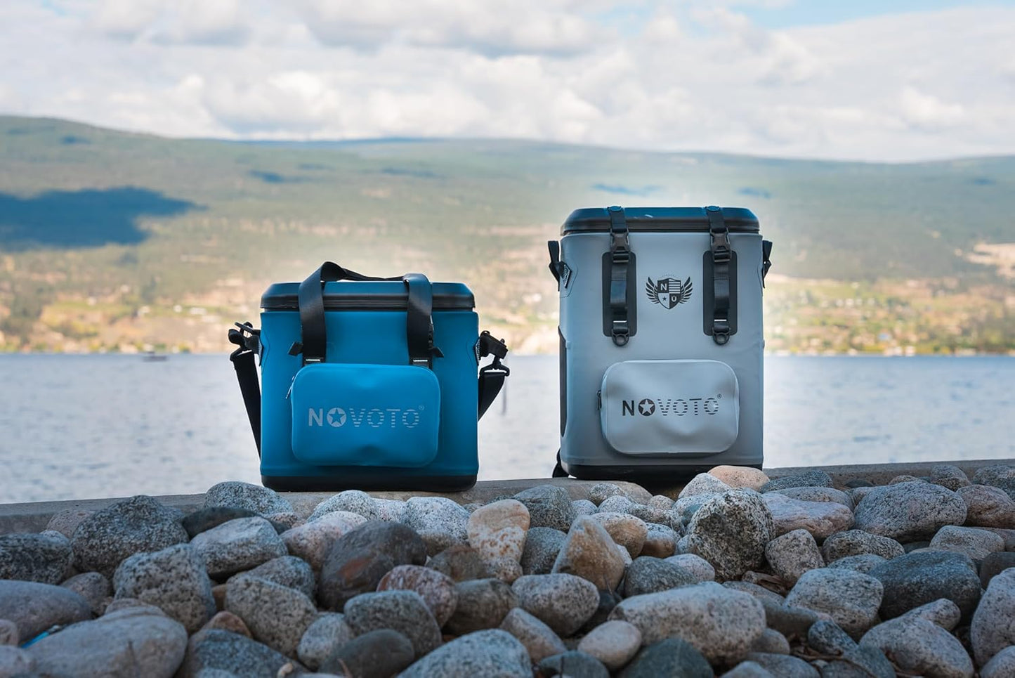 Magnetic Soft Cooler, Zipperless Soft Sided Cooler Bag for Men & Women, Insulated Backpack Coolers for Tailgating, Beach, Lunch, Picnic, Kayak