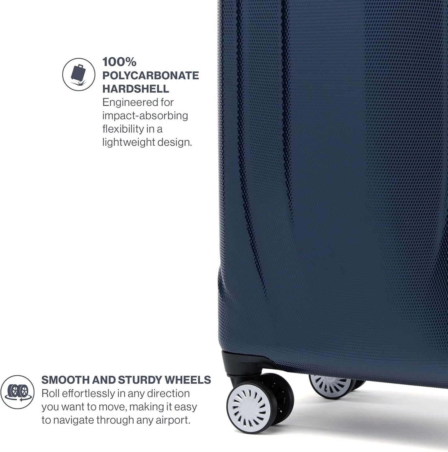 Travelpro Pathways 3 Hardside Expandable Luggage, 8 Spinner Wheels, Lightweight Hard Shell Suitcase, Checked Large 28 Inch, Royal Blue