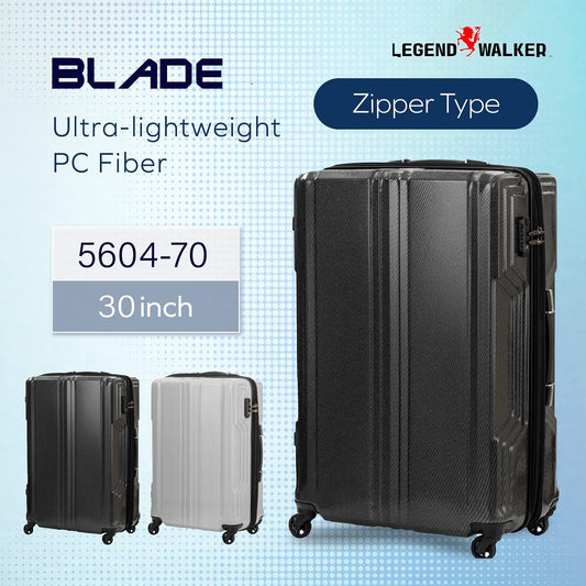 LEGEND WALKER BLADE-Ultralight PC Fiber Luggage 30-inch, White Carbon, 5604-70-WHCB