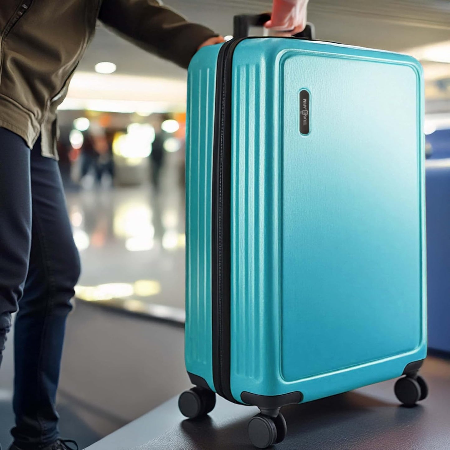 28 Inch Luggage with Spinner Wheels, Hard Shell Suitcase with TSA Locks for Luggage, Travel Large Suitcase, Expandable Hard Shell Suitcases, Teal