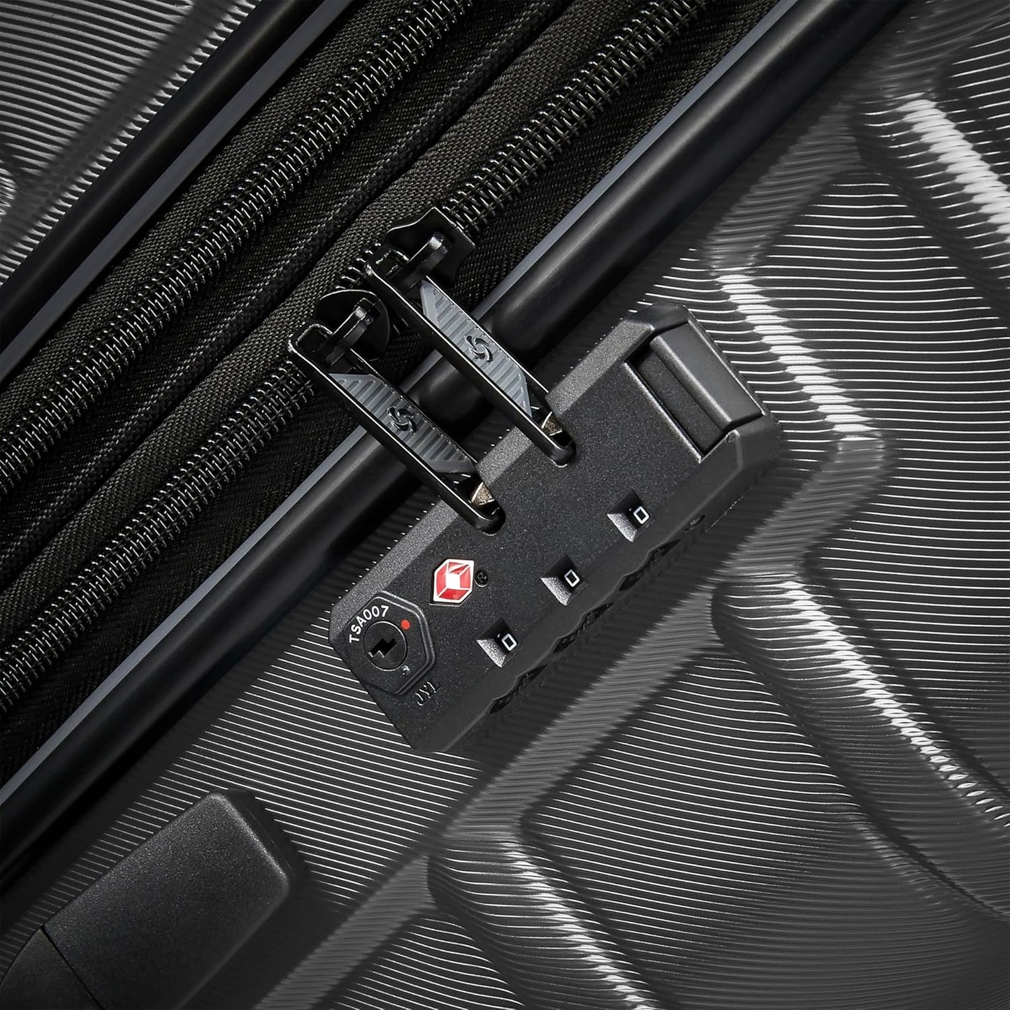 Samsonite Omni 2 Hardside Expandable Luggage with Spinner Wheels, 2-Piece Set (19/24), SOLID CHARCOAL