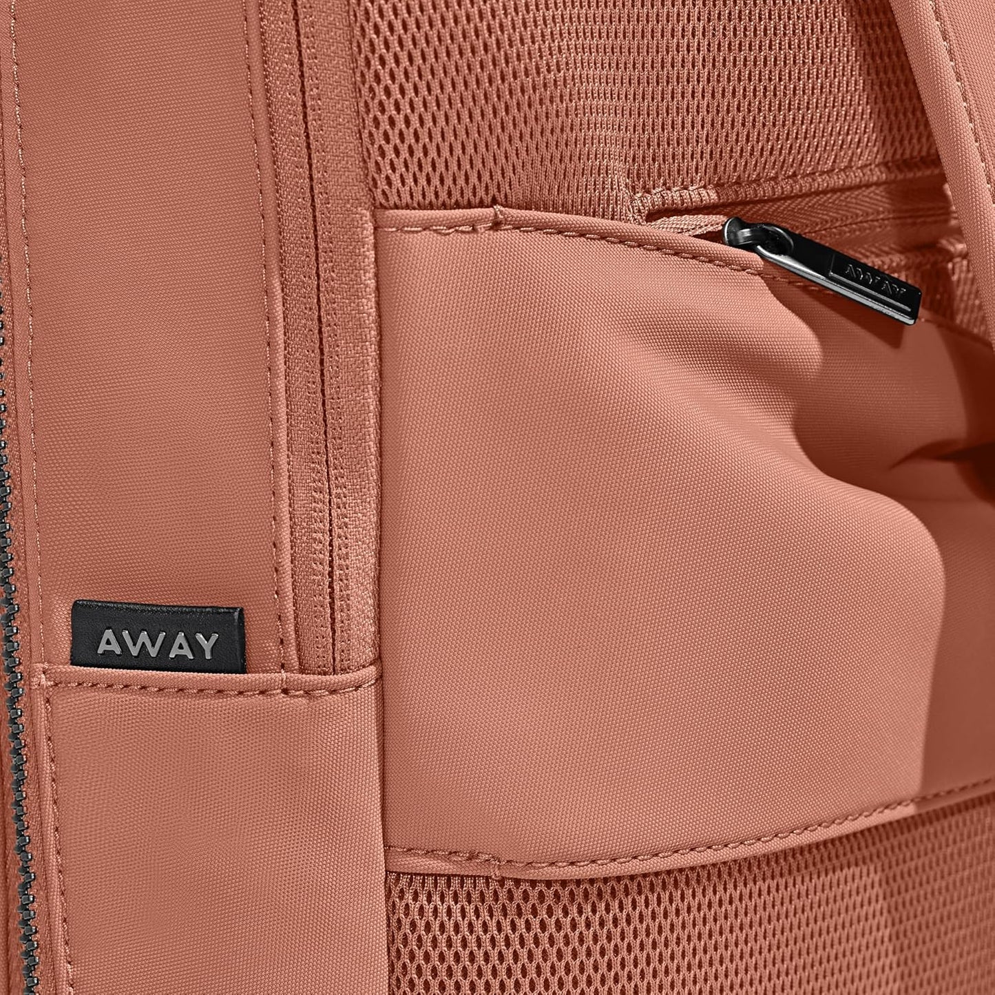 Away Everywhere Zip Backpack, Travel Backpack with Laptop Sleeve, Lightweight & Durable, Travel Essentials, Clay Pink