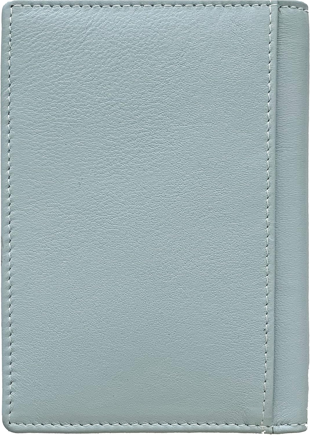 Personalized Monogrammed Chambray Leather RFID Passport Wallet