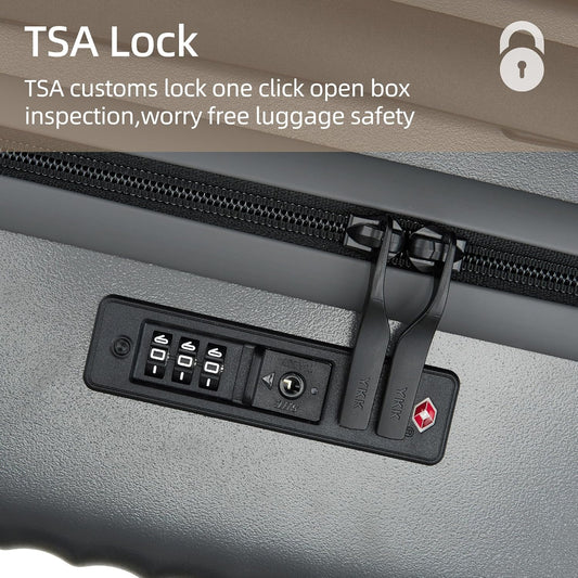 20 Inch Carry on Luggage,Airline Approved 22x14x9 Hard Shell Carry on Suitcase with 360° Spinner Wheels,TSA Lock and Lightweight Hardside Carry-on Luggage for Travel (Grey, 20 Inch)