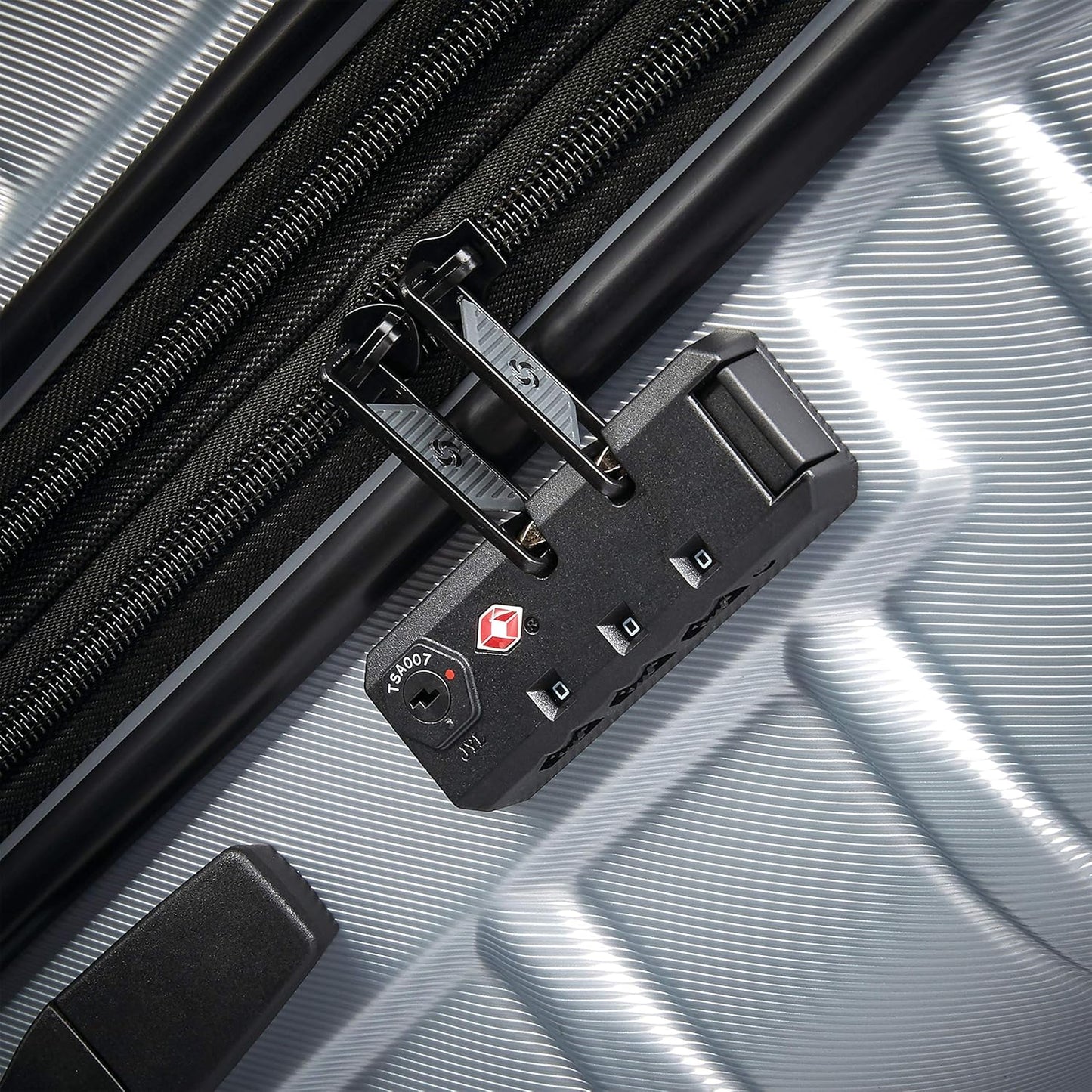 Samsonite Omni 2 Hardside Expandable Luggage with Spinner Wheels, 2PC SET (CO/L), Arctic Silver