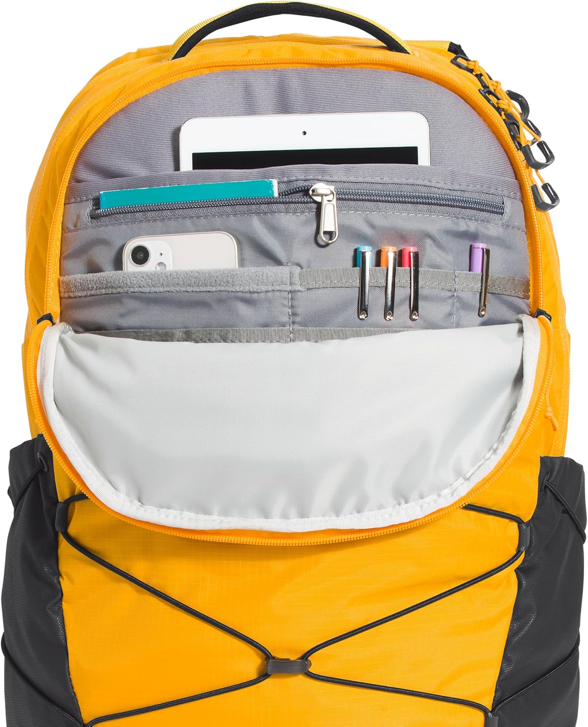 The North Face Borealis Commuter Laptop Backpack - PFAS Free, Summit Gold/TNF Black-NPF, One Size