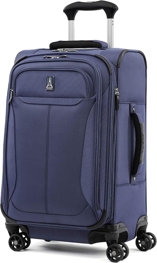 Travelpro Tourlite Softside 2-Piece Set, Expandable Luggage with 4 Spinner Wheels, Lightweight Suitcase, 21" Carry-On, 29 Check Large, Blue