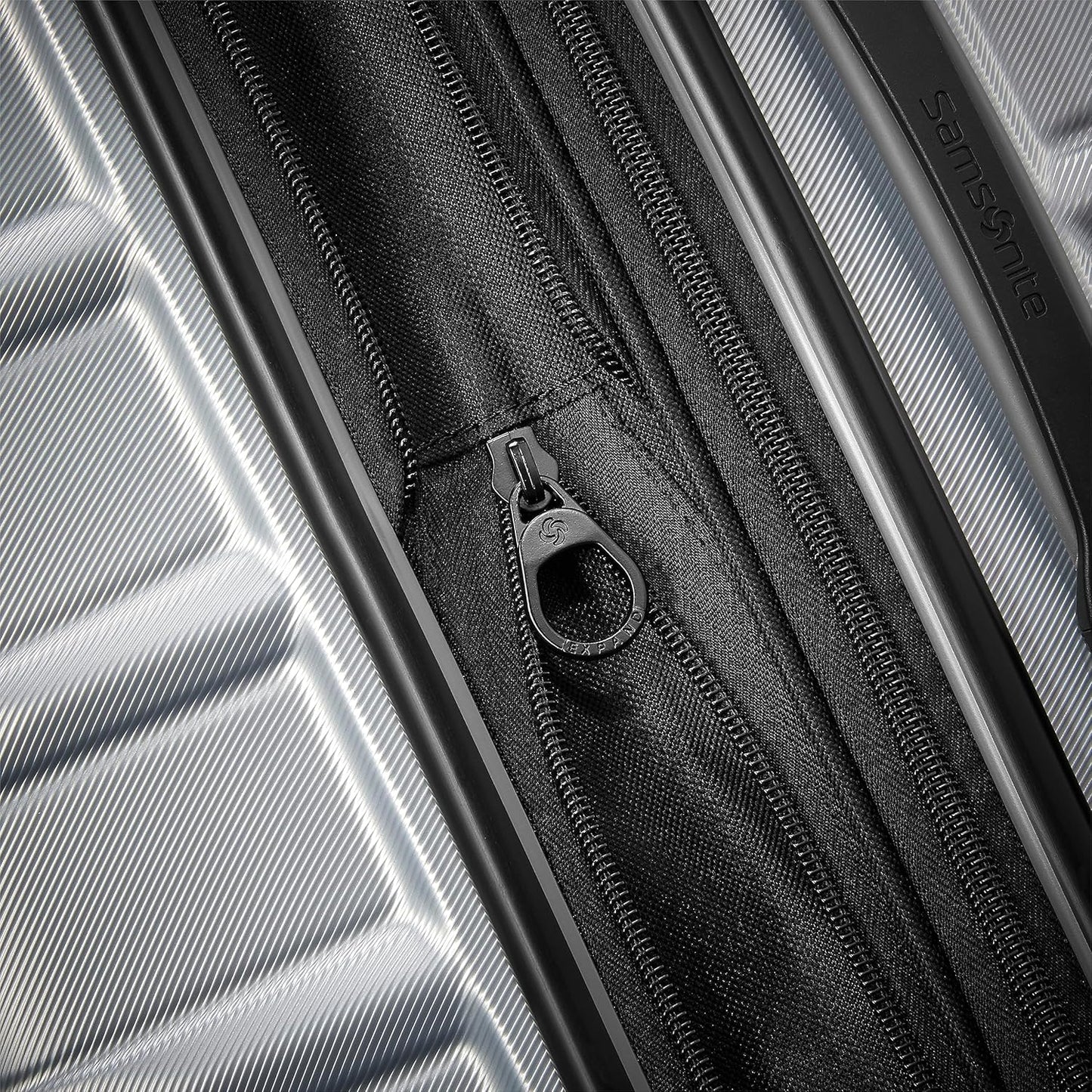 Samsonite Omni 2 Pro Hardside Expandable Luggage with Spinner Wheels, PRO 2PC SET (CO/M), Arctic Silver